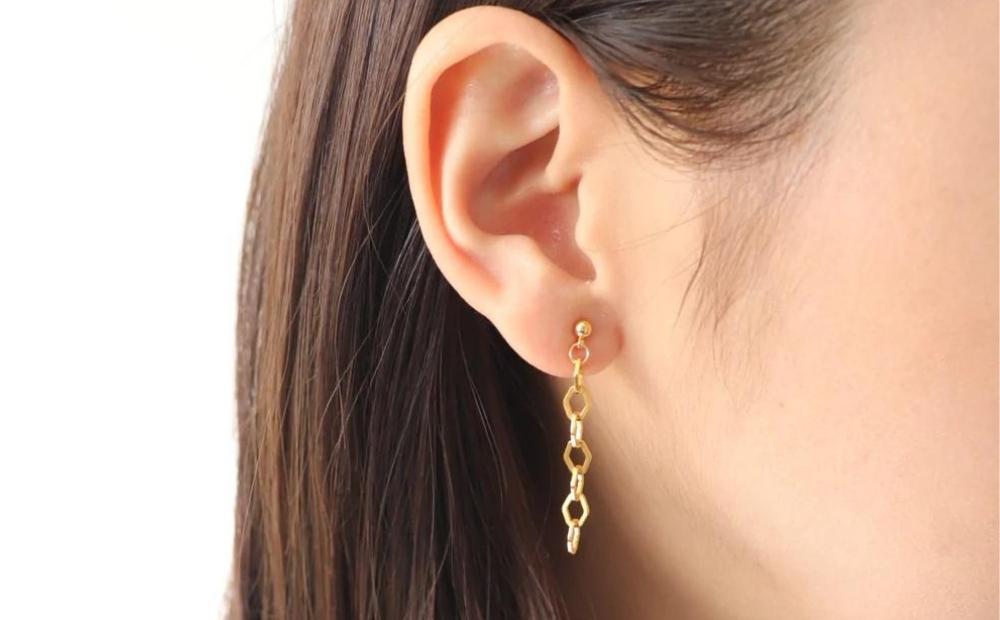 【LENERAオリジナルピアス】rhombe pirece 【079024】